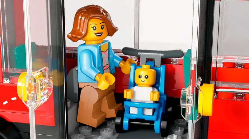 LEGO City 60407 Röd Dubbeldäckare för Sightseeing - 3
