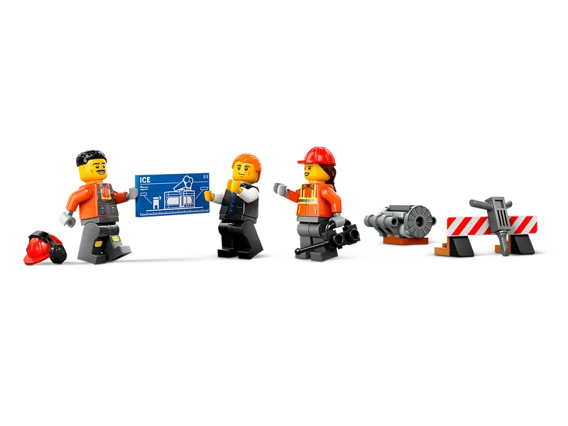 LEGO City 60420 Gul Grävmaskin - 4