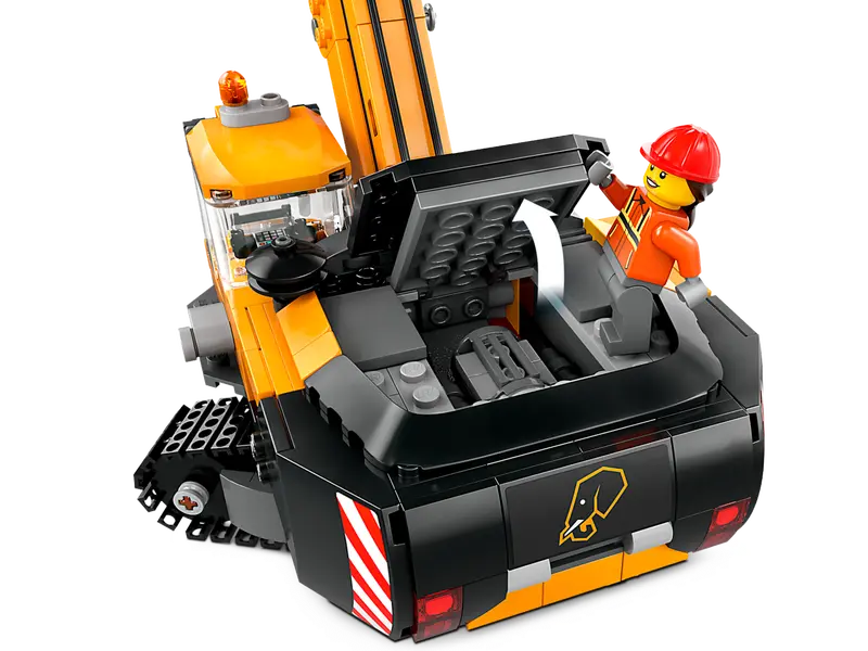 LEGO City 60420 Gul Grävmaskin - 5