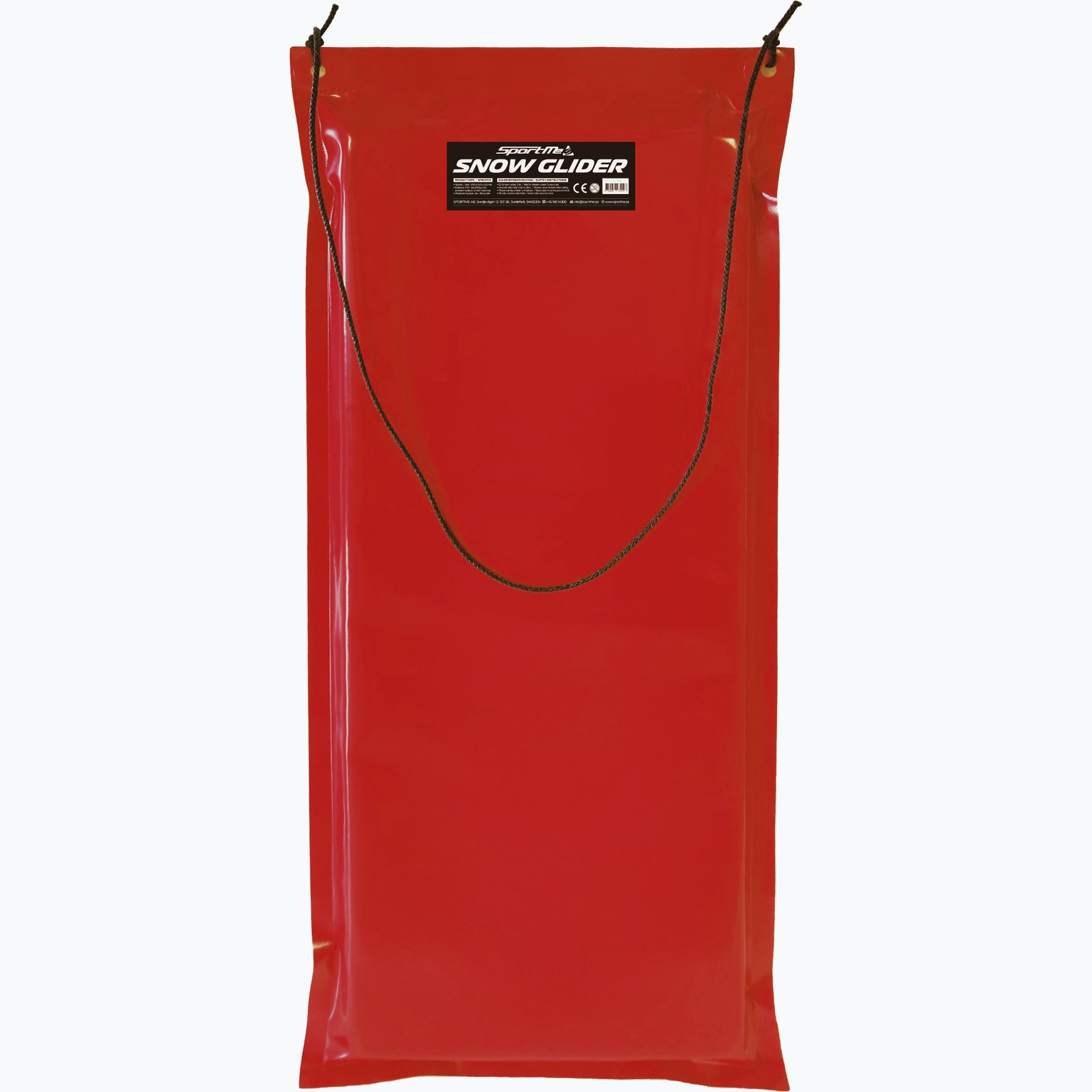 SportMe Åkmadrass Snowglider 110 cm, Röd