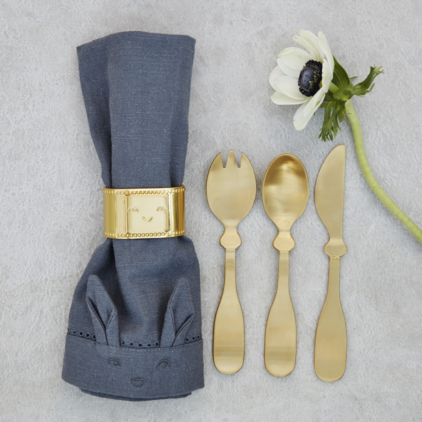 Tygservetter för barn, Tender Blue/Juniper Blue - Elodie Details - 6