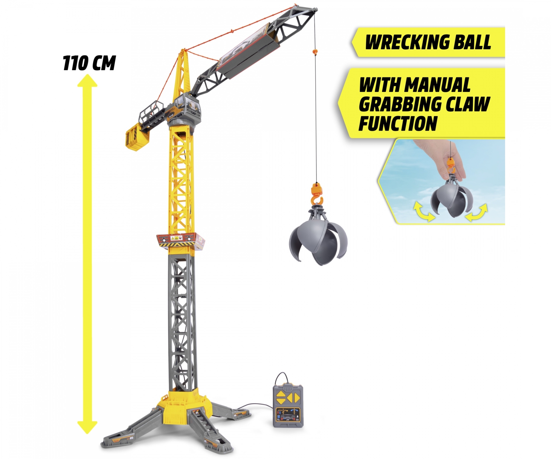 Dickie Toys Lyftkran, Mighty Crane - 7
