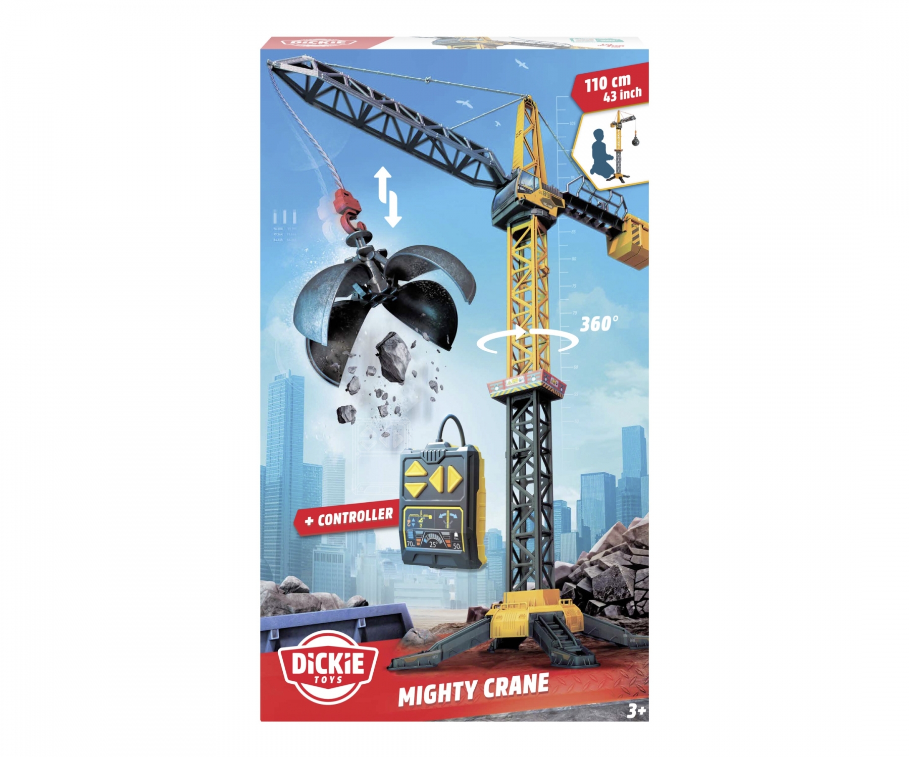 Dickie Toys Lyftkran, Mighty Crane - 5