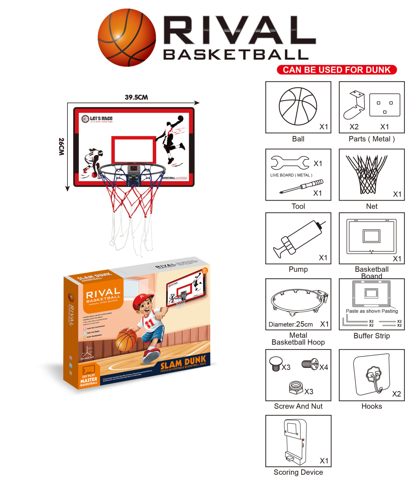 Basketkorg Med Räknare - 2
