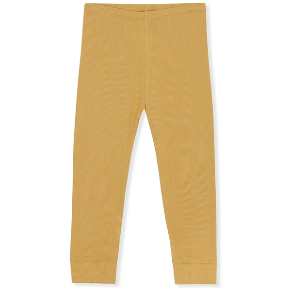 Siff Leggins Mustard Gold Storlek 9 månader - Konges Sløjd
