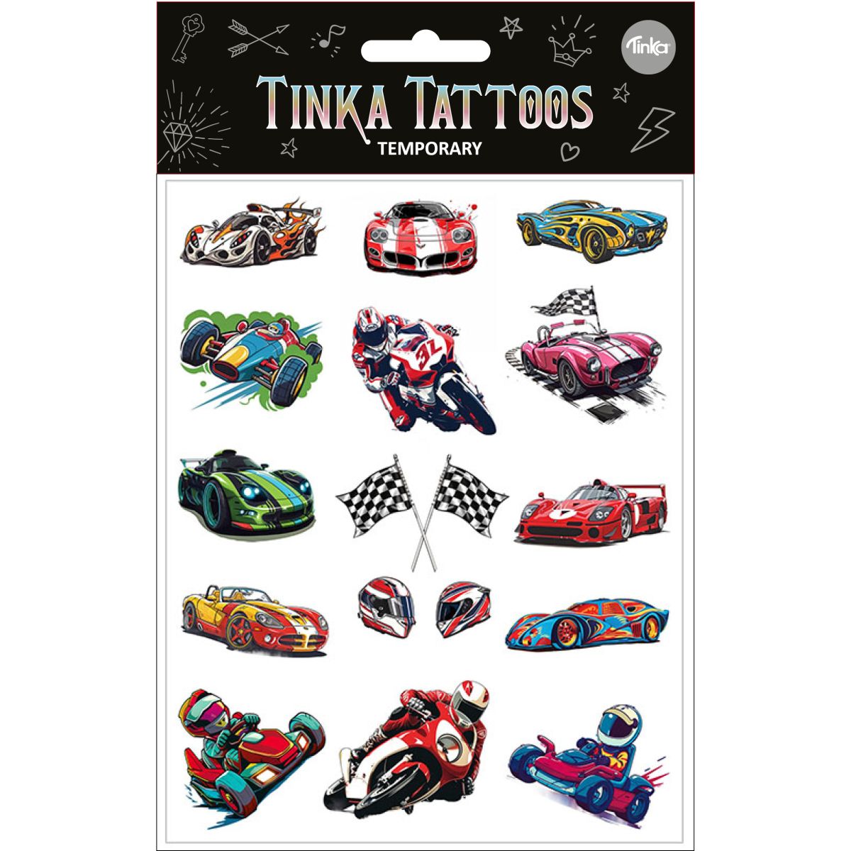 Tatuering Cars - Tinka