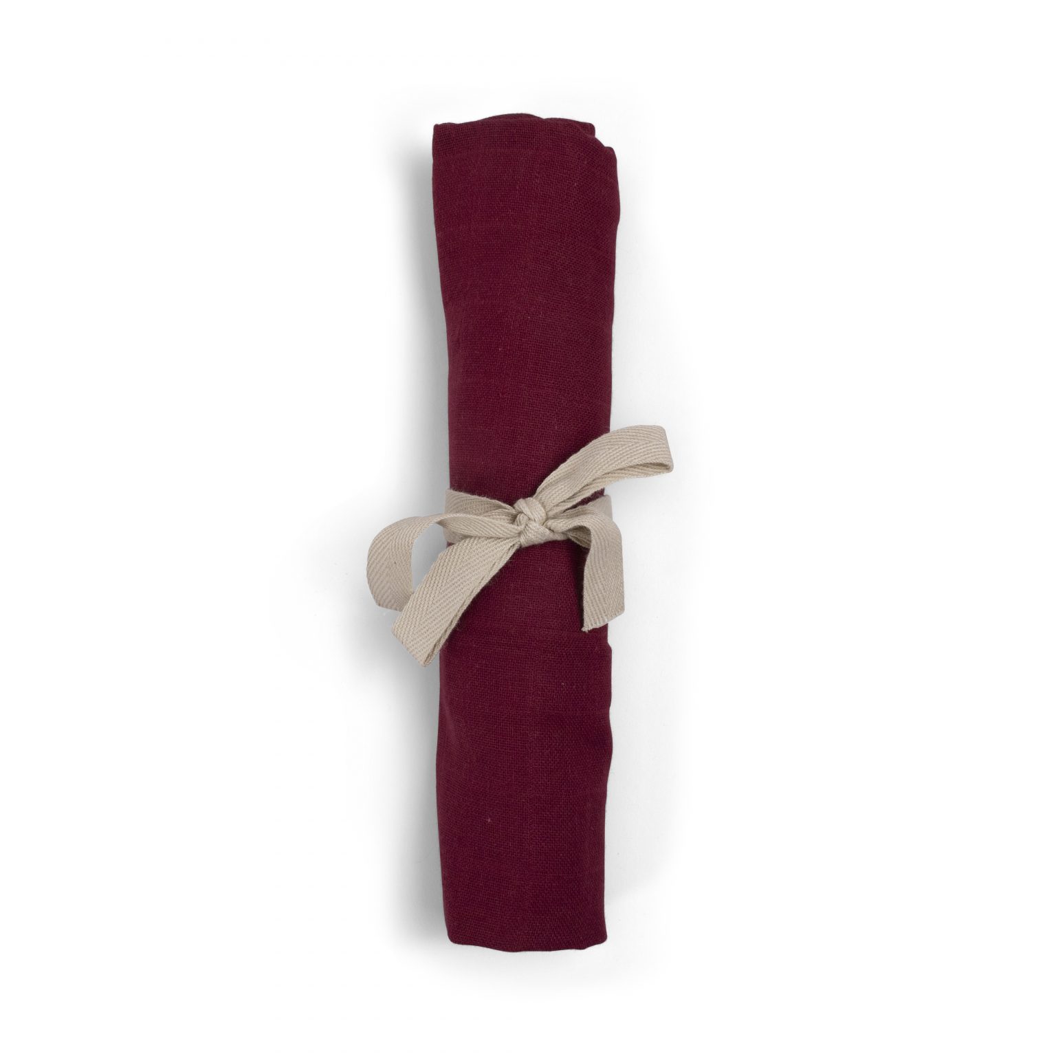 Muslin Snuttefilt Deeply Red - Filibabba