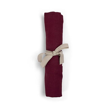 Muslin Snuttefilt Deeply Red - Filibabba