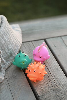Badleksak, Korallfiskar, 4-pack - Rätt Start