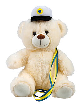 Student Nalle Vit 34 cm