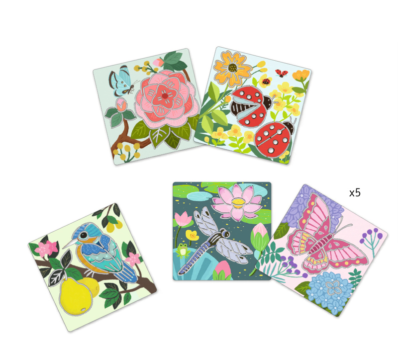 Stenciler, Garden wings - Djeco - 2