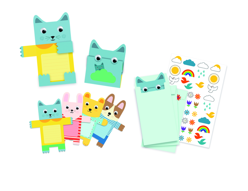 Inbjudningskort för Barn, Cuddly toys invitation cards - Djeco