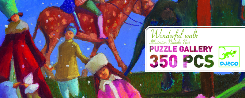 Pussel Wonderful walk 350 Bitar - Djeco