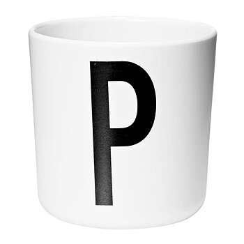 Bokstavsmugg i Melamin, P - Design Letters