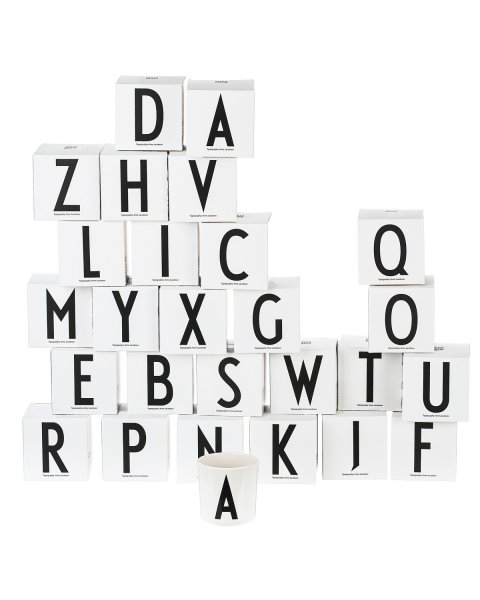 Bokstavsmugg i Melamin, Q - Design Letters - 3