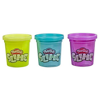 Play-Doh Slime 3-Pack, Grön Turkos Lila