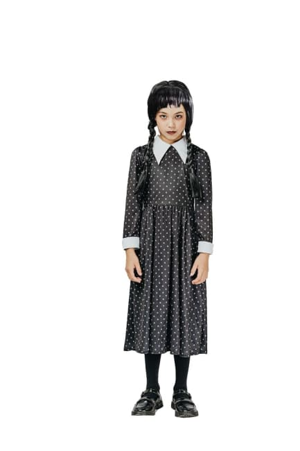 Utklädning Halloween Gothic Girl Storlek 110-120 cm