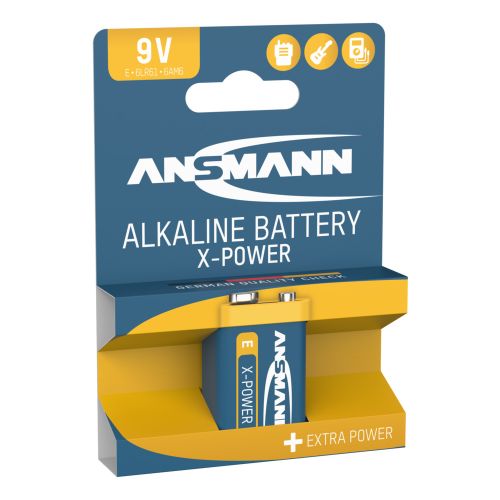 Batteri Alkaline Xpower 6LR61 9 Volt