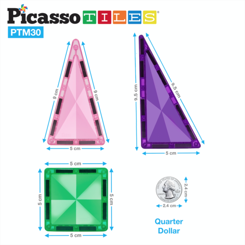 Picasso-Tiles 30 bitar MINI - 5