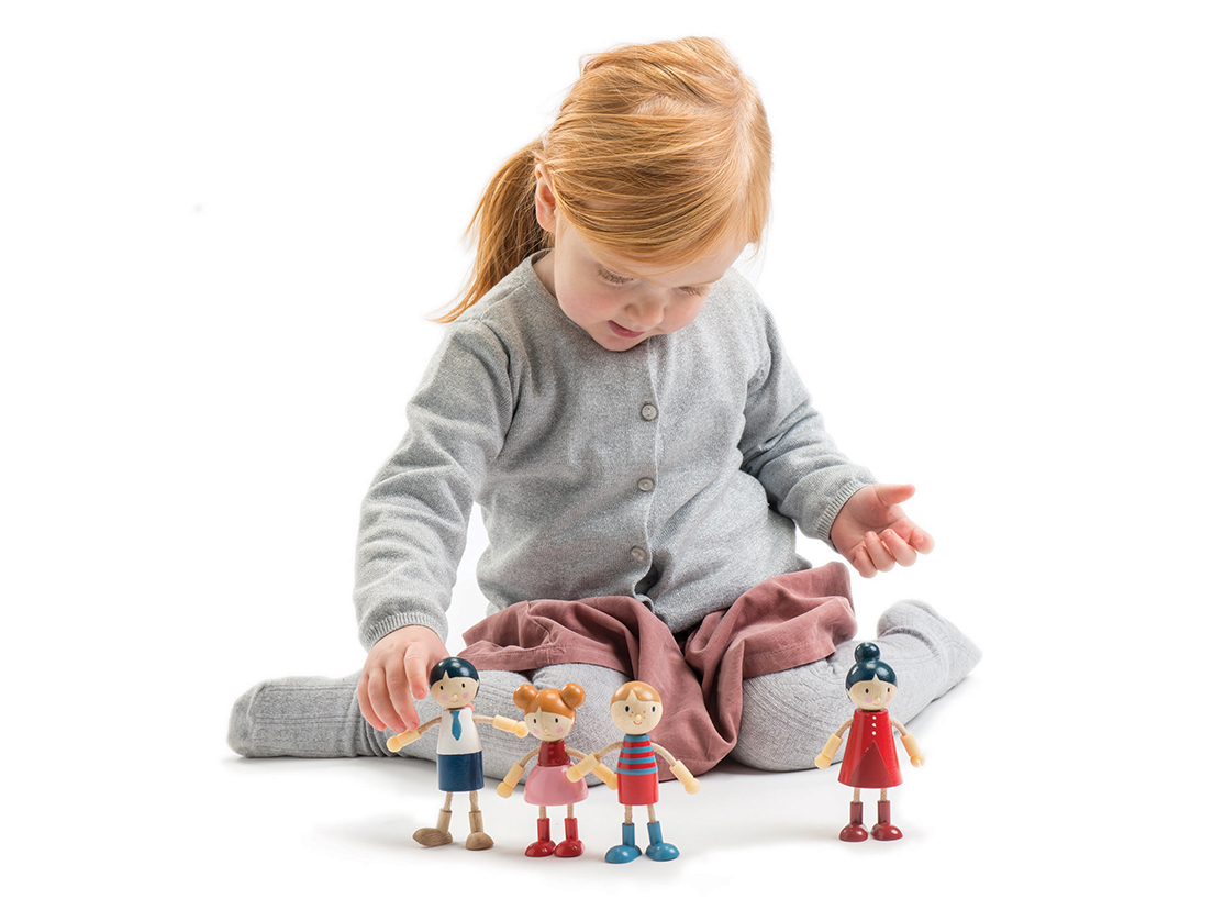 Dockfamilj Böjbar - Tender Leaf Toys - 3