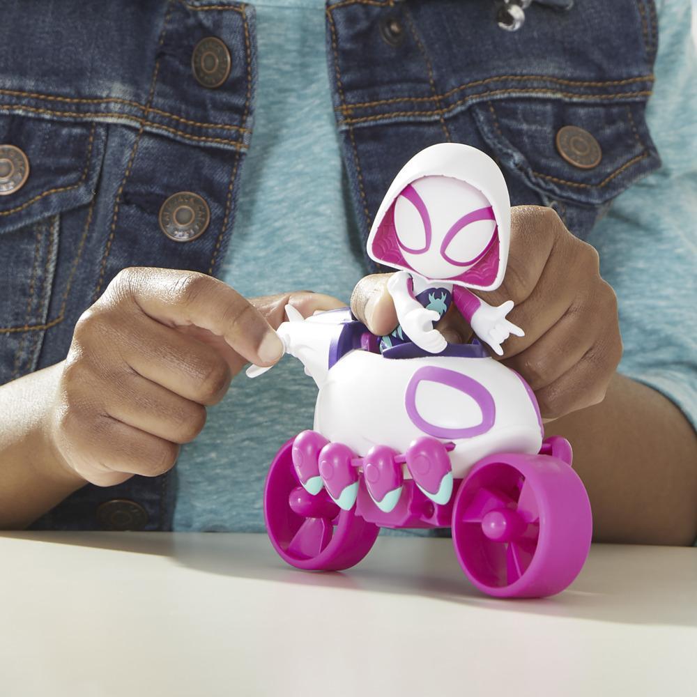 Marvel Spidey and His Amazing Friends Ghost-Spider, Vehicle & Figure Set - 4