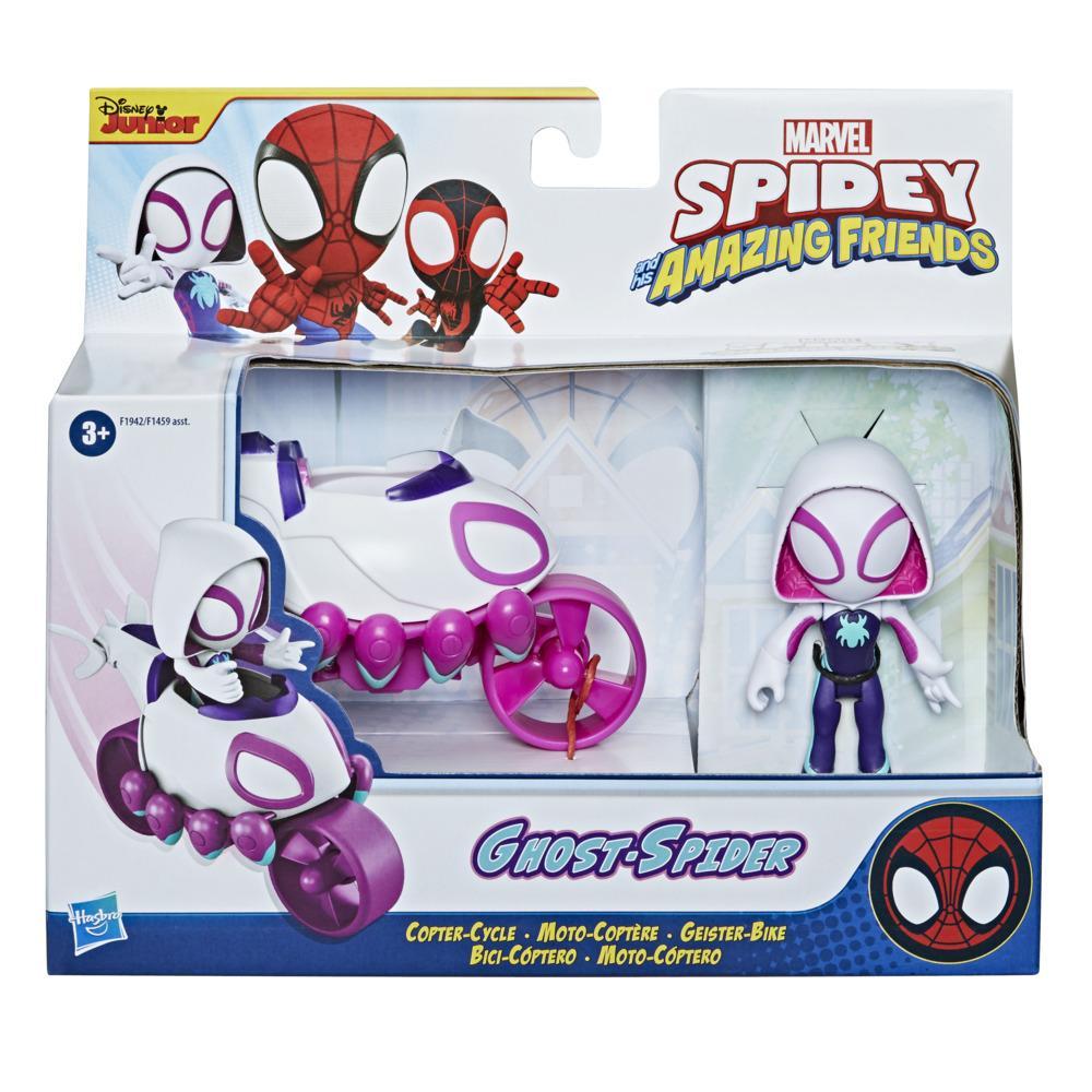 Marvel Spidey and His Amazing Friends Ghost-Spider, Vehicle & Figure Set