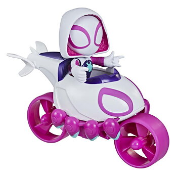 Marvel Spidey and His Amazing Friends Ghost-Spider, Vehicle & Figure Set
