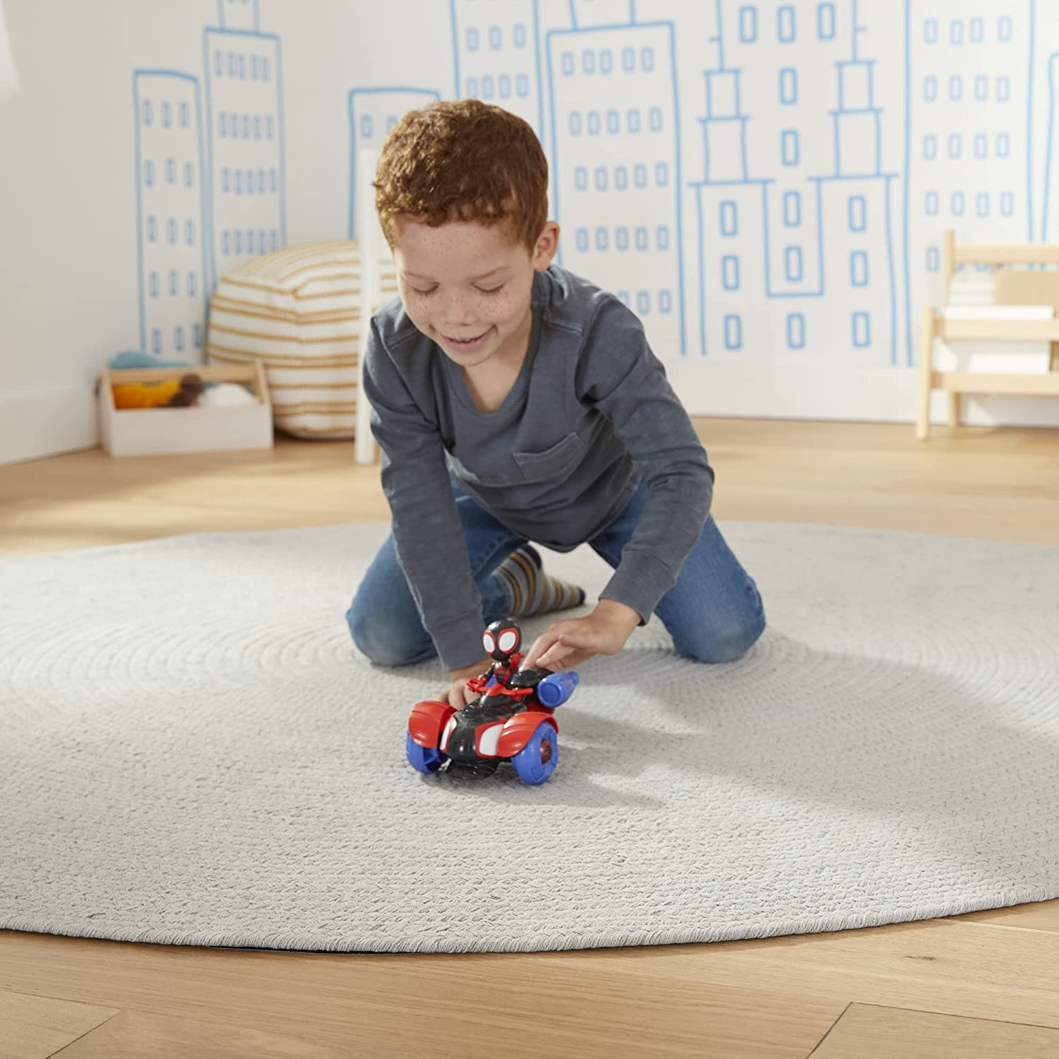 Marvel Spidey and His Amazing Friends Miles Morales, Feature Vehicle 2-in-1 - 10