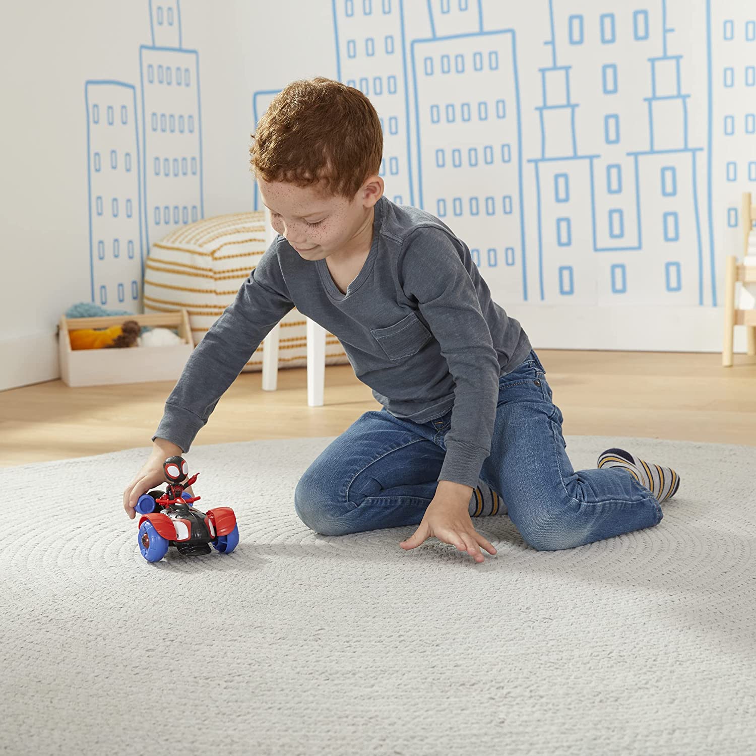 Marvel Spidey and His Amazing Friends Miles Morales, Feature Vehicle 2-in-1 - 8
