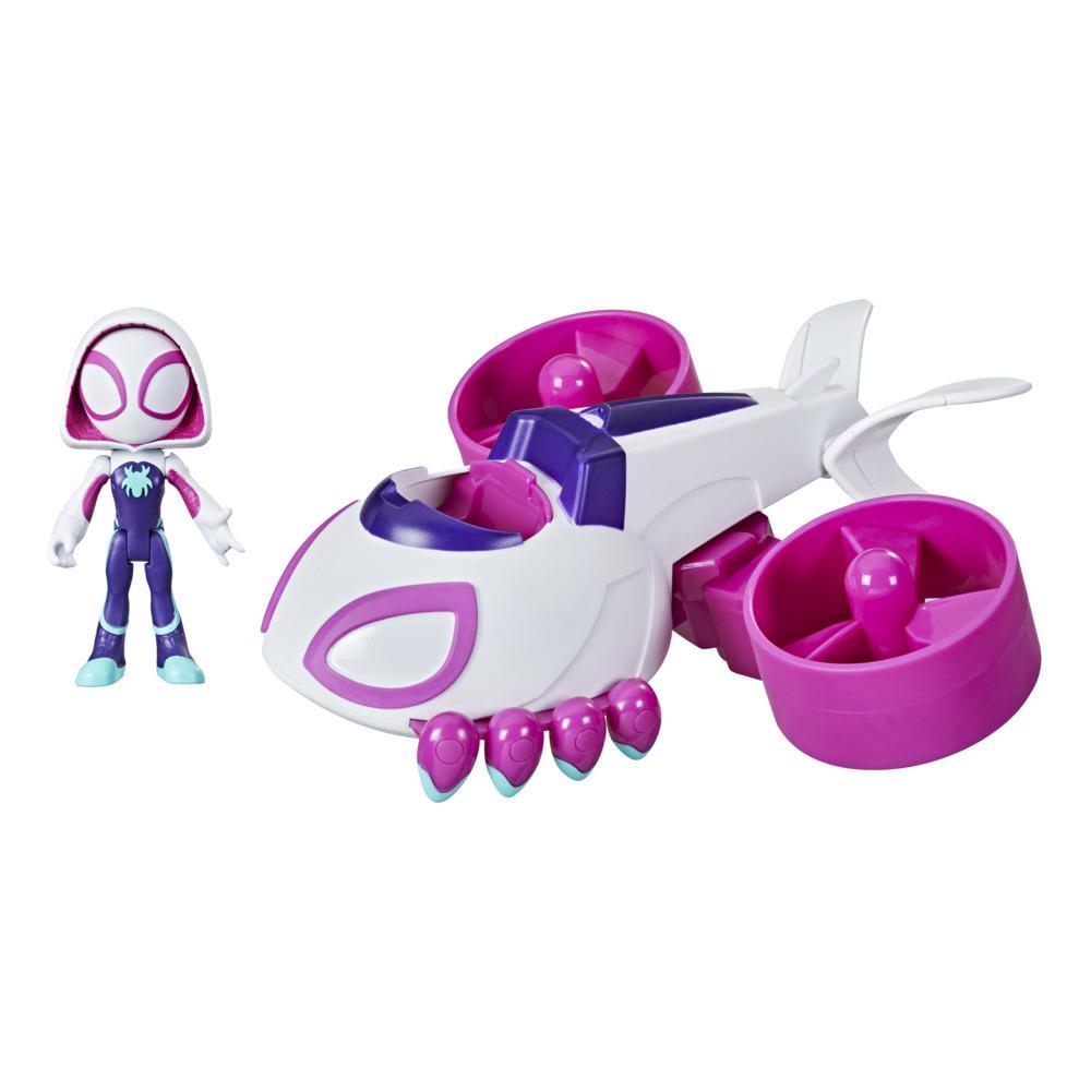 Marvel Spidey and His Amazing Friends Ghost-Spider, Feature Vehicle 2-in-1 - 3