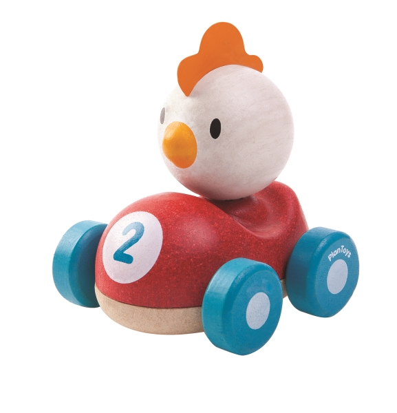Chicken Racer Träbil - PlanToys
