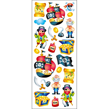 Klistermärken, Stickers, Pirat - Tinka