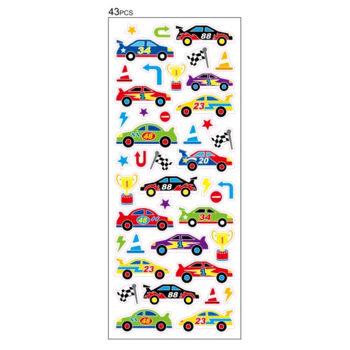 Klistermärken, Stickers, Racer Bilar - Tinka