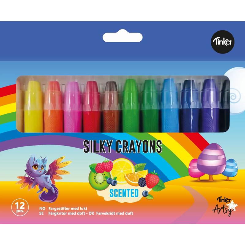 Kritor med Doft, Silky 12- Pack - Tinka