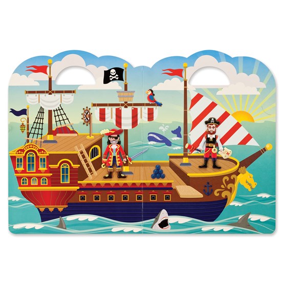 Återanvändbara tjocka stickers,  Pirat - Melissa & Doug - 4