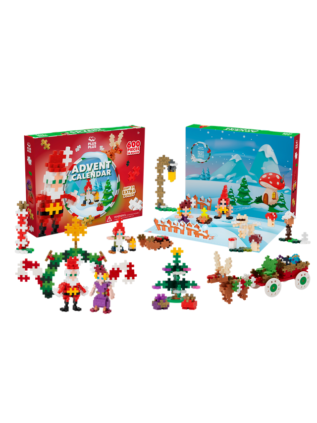 Plus-Plus Adventskalender Tomtens Fantasifulla Värld 2024 - 4