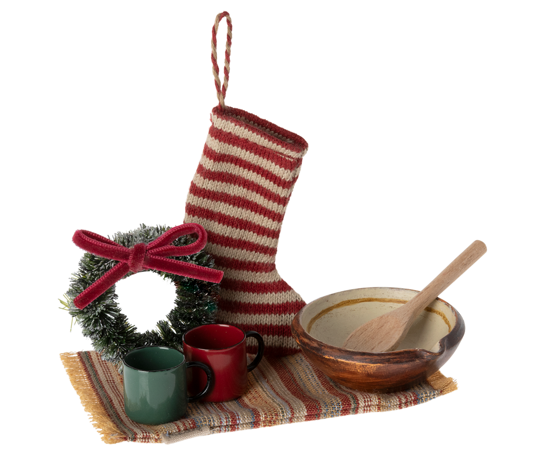Cosy christmas set, Mouse - Maileg