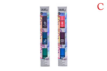 Nagellack 3 st - Alrico