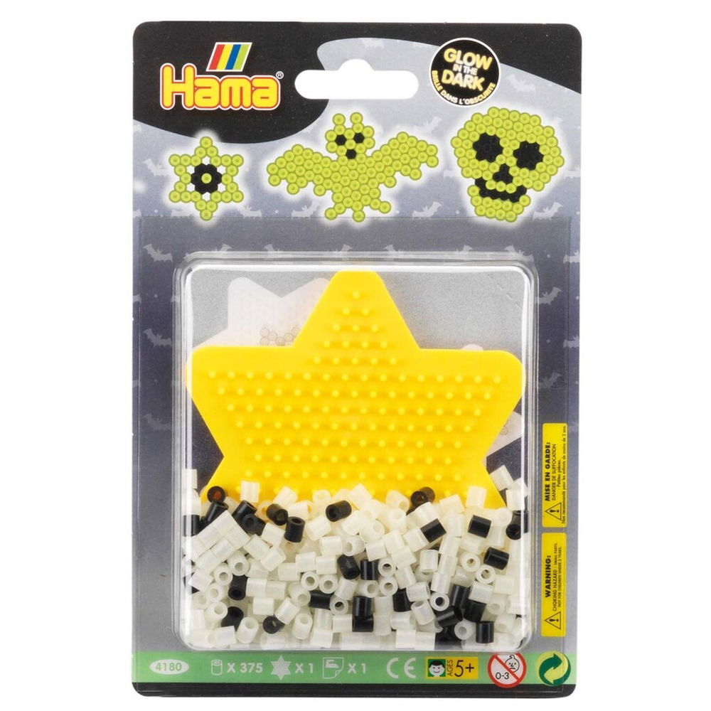 Hama Pärlset Glow in the Dark - Maki