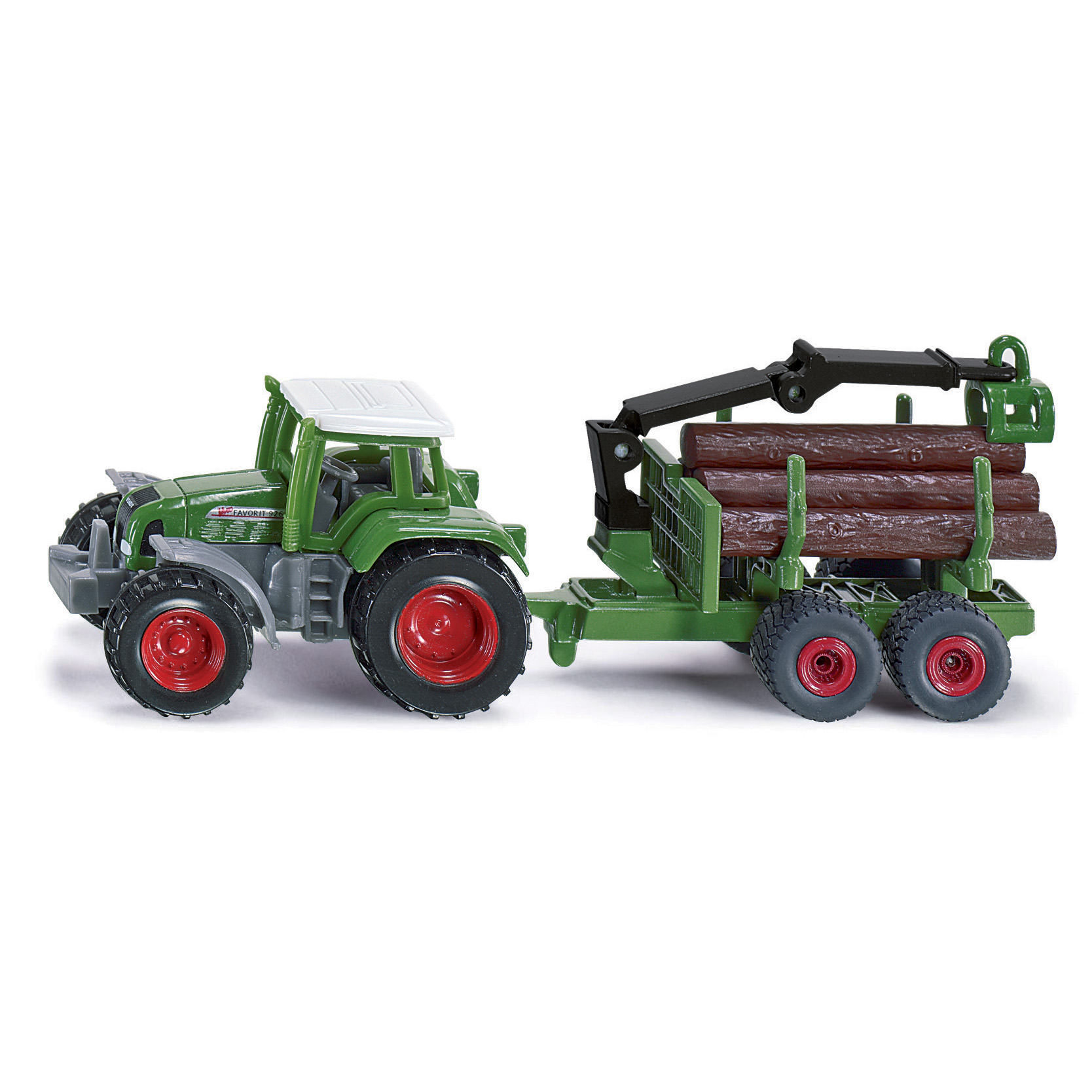 Traktor med Timmersläp - Siku