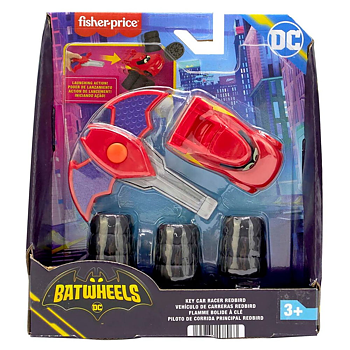 Fisher Price Batwheels 1:55 Die-Cast Key Racer, Redbird