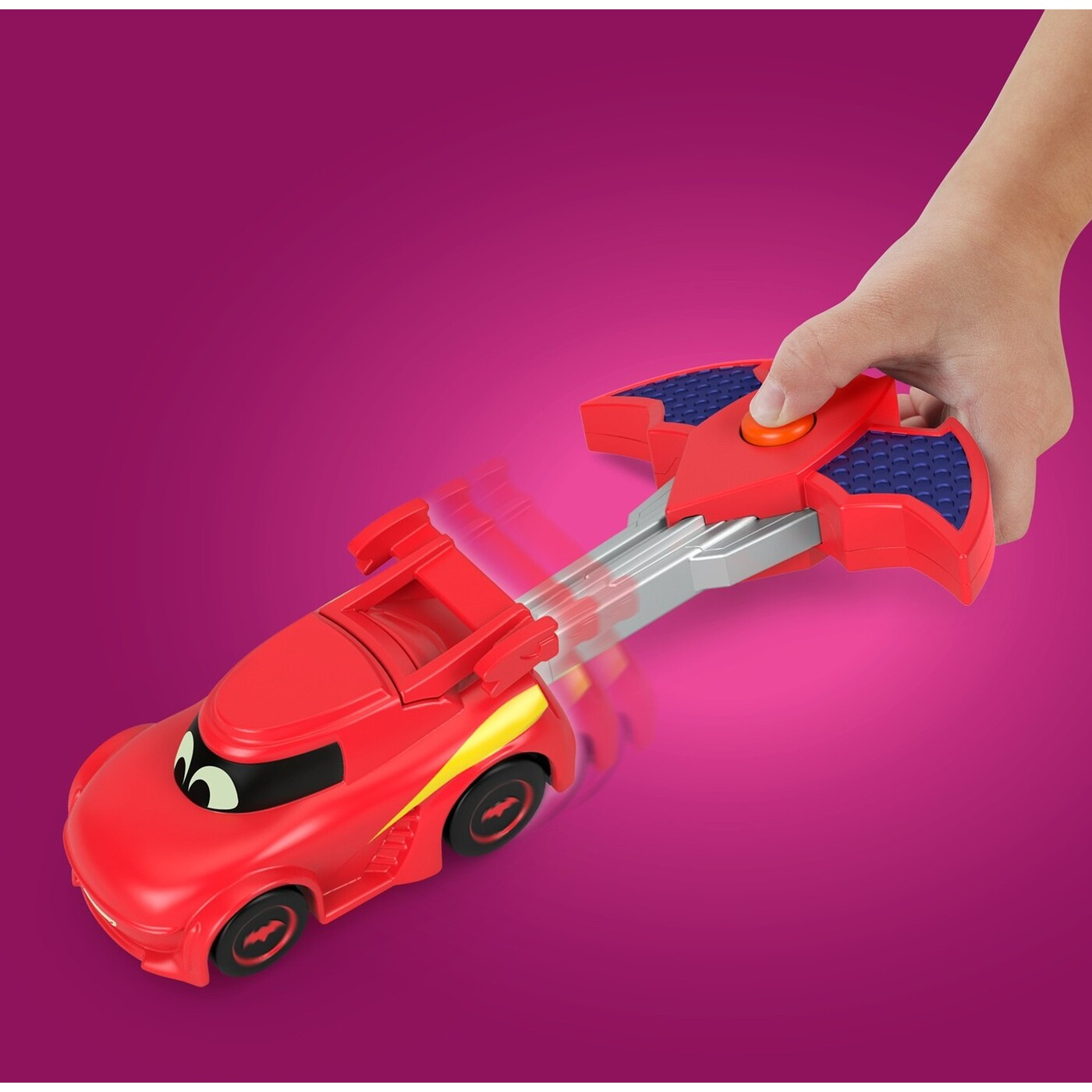 Fisher Price Batwheels 1:55 Die-Cast Key Racer, Redbird - 2