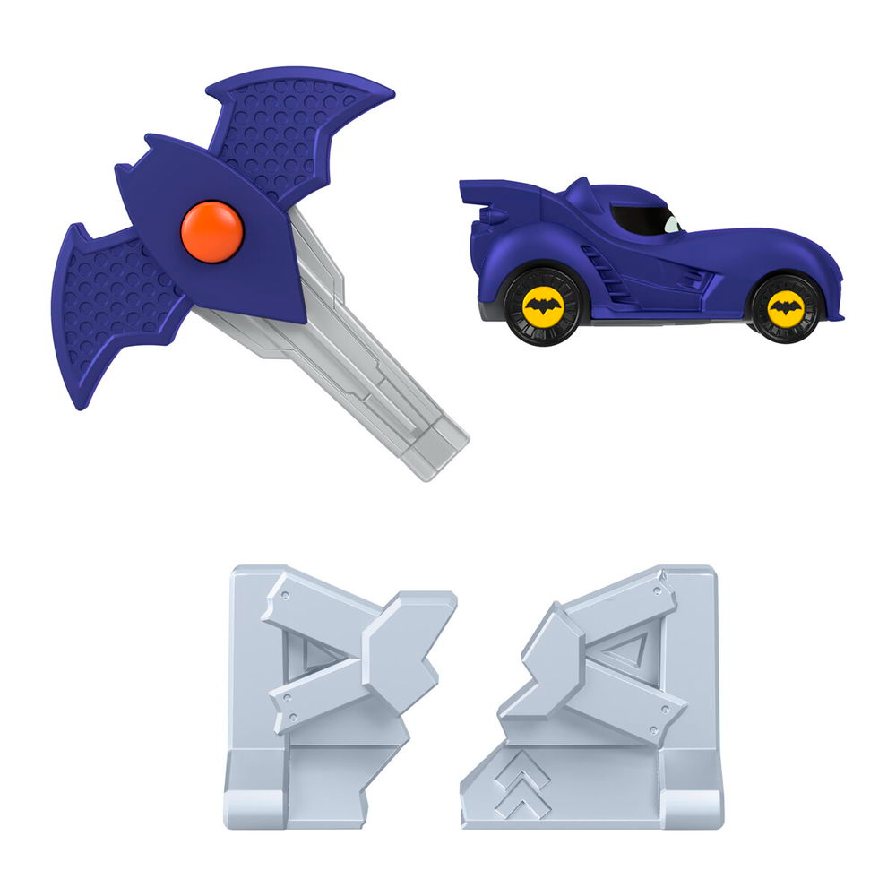 Fisher Price Batwheels 1:55 Die-Cast Key Racer, Bam the Batmobile - 4