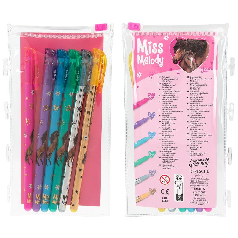 Miss Melody Målarbok med Glitterpennor - 3