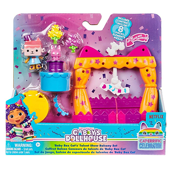 Gabby's Dollhouse Balcony Set, Baby Box