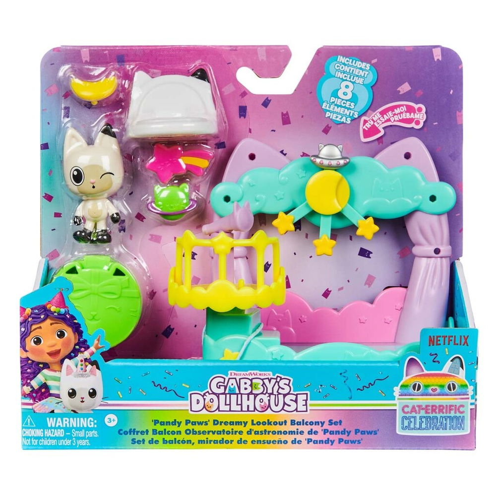 Gabby's Dollhouse Balcony Set, Pandy - 5