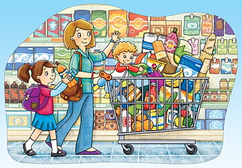 Golvpussel Shopping Trolley - Orchard Toys
