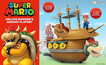 Super Mario Deluxe Lekset Bowser Skepp