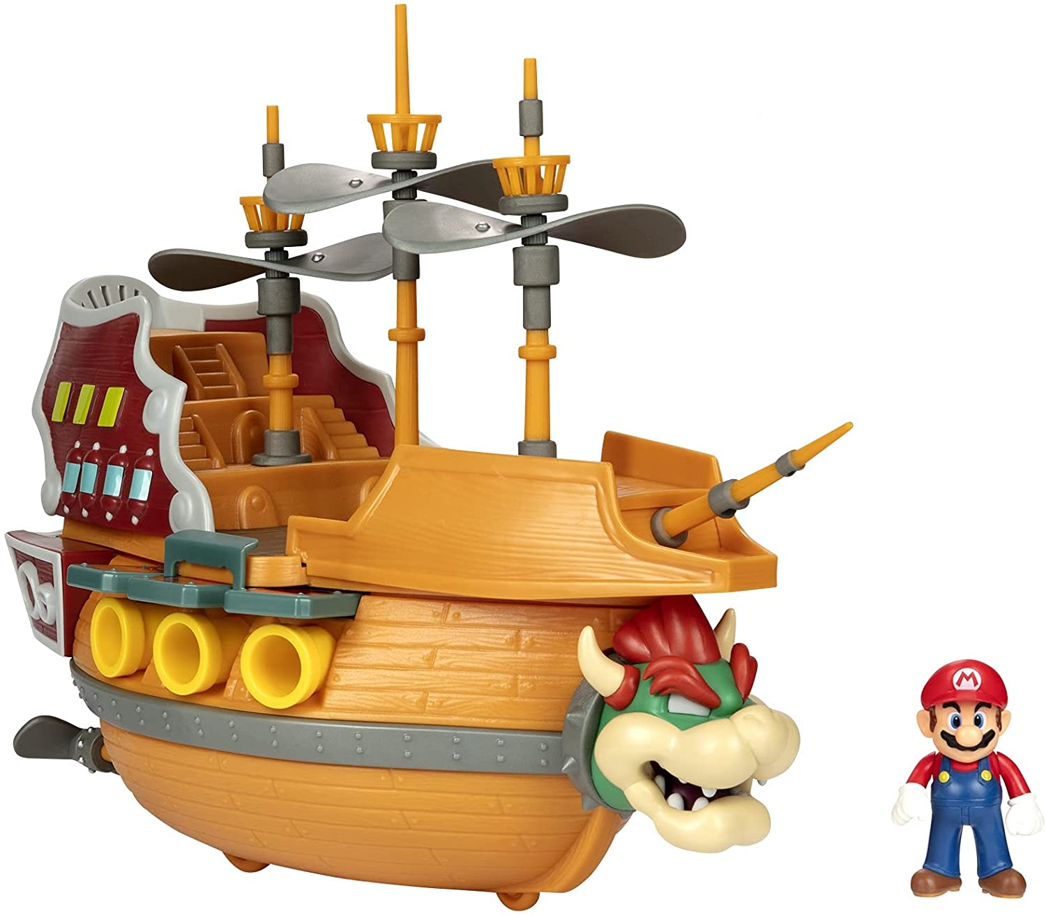Super Mario Deluxe Lekset Bowser Skepp - 4