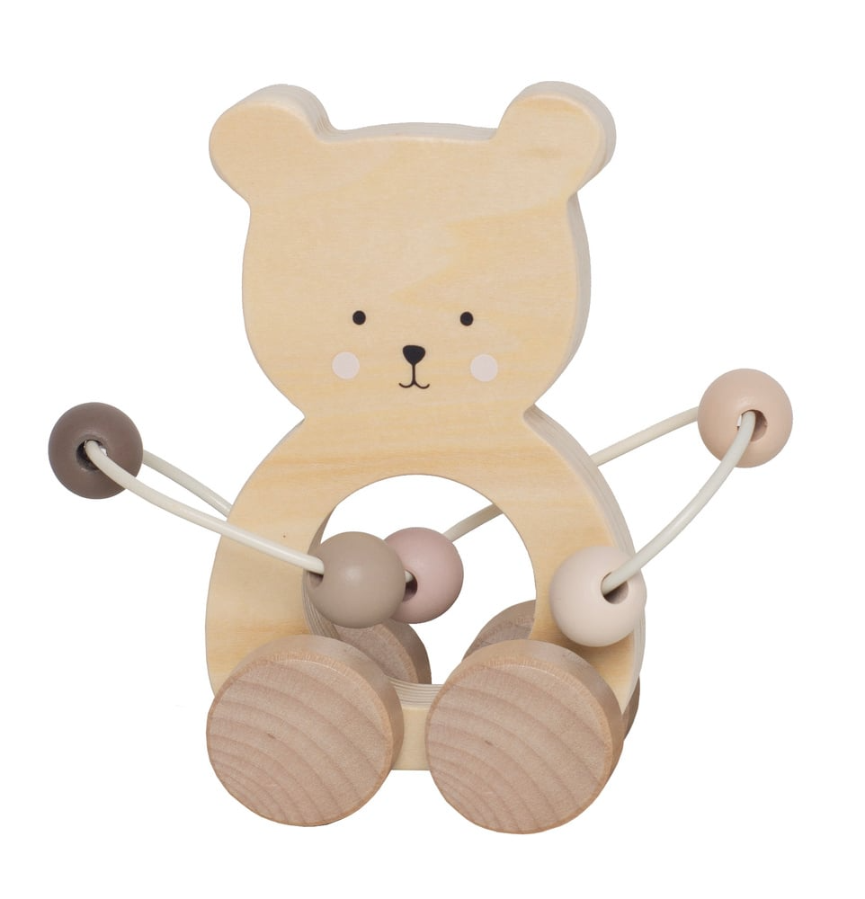 Rulldjur Teddy Natur - Jabadabado